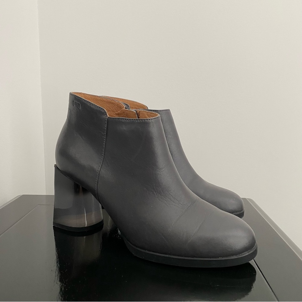 Camper Acrylic Heel Ankle Boots